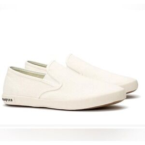 Seavees Baja Slip On Standard Vintage Washed Linen